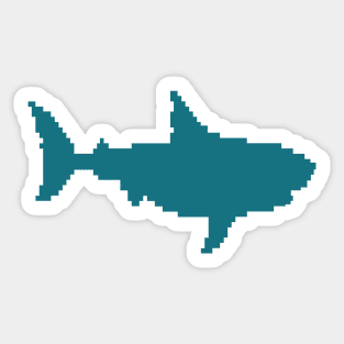 San Jose Hockey Shark Pixel Sticker